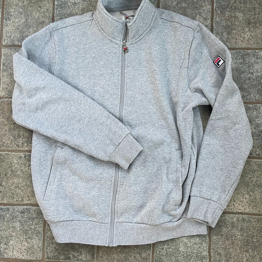 FILA Men's Essential Match Fleece Jacket, men's medium